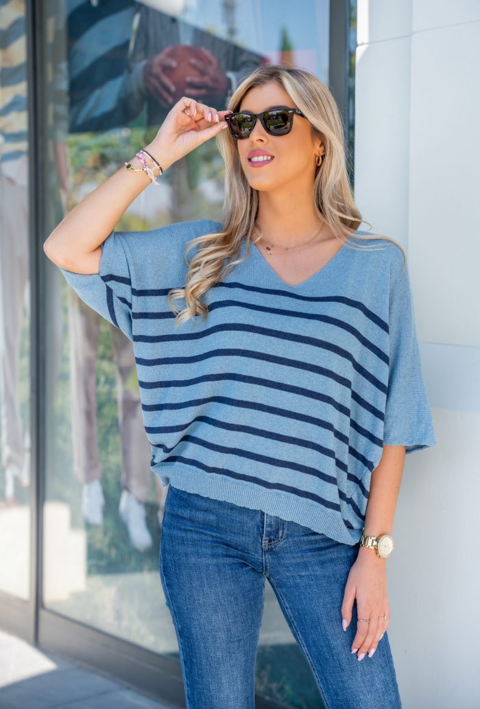 Jersey Rayas Azul - Imagen 3