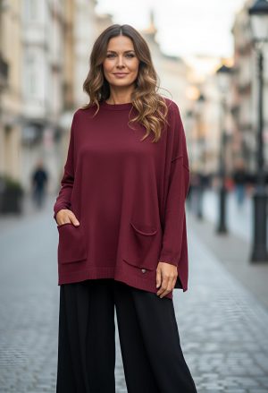 Jersey Oversize Granate