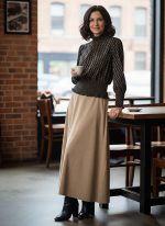 Falda antelina cinturón - Imagen 2