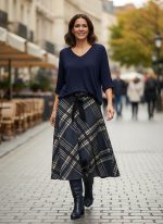 Falda midi estampada - Imagen 2