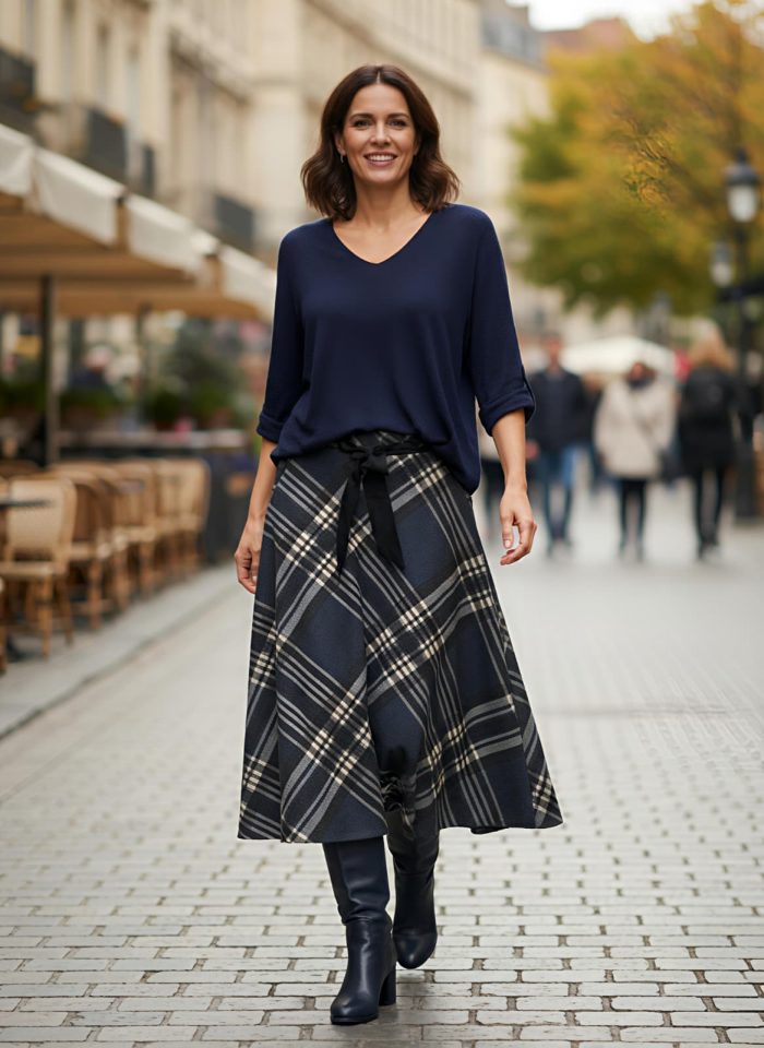 Falda midi estampada - Imagen 2